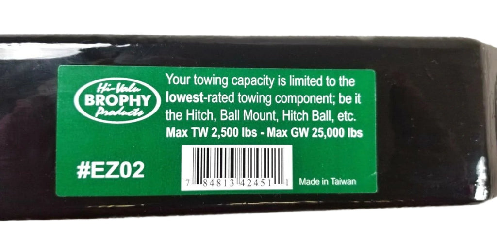 Heavy Duty Receiver Hitch Forged 2" Drop Ball Mount 1.25" Hole, 2.5" Tube 25k (EZ02)