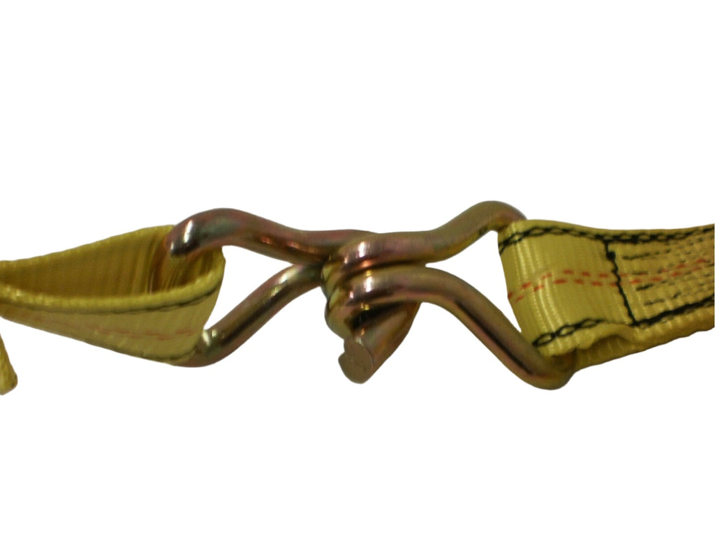 2" By 27' Ratchet Strap with Wire Hooks 10K Rated