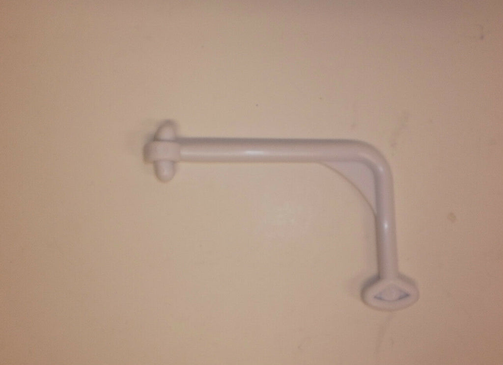 White 90 Degree Angle Door Hold Back Hook Keeper Stop Stopper Trailer Camper RV  (MD490W)