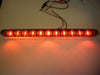 TWO - 15" Low Profile Red Clear LED Stop Turn Tail Lights Trailer Truck USA (T10-RC00-1-LOTOF2)