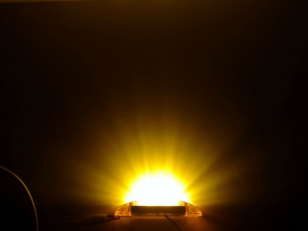 3.5" x 0.75" Amber Marker LED Light RV Camper Trailer (S18-AAG0-1)