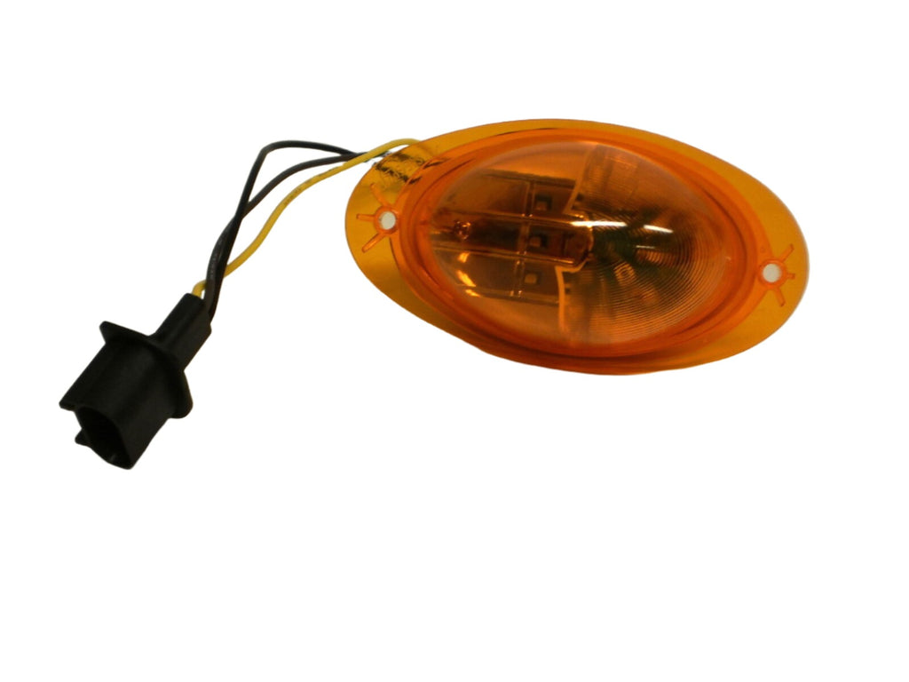 1- HD Amber Cascadia Freight liner Side Marker Light LED Turn Tail Marker Truck  (HD53009SMDY)