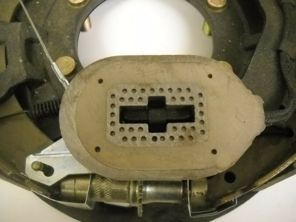 12-1/4" x 3-1/2" 10K Right Electric Backing Plate Trailer Brake Rockwell Quality (4738-R)