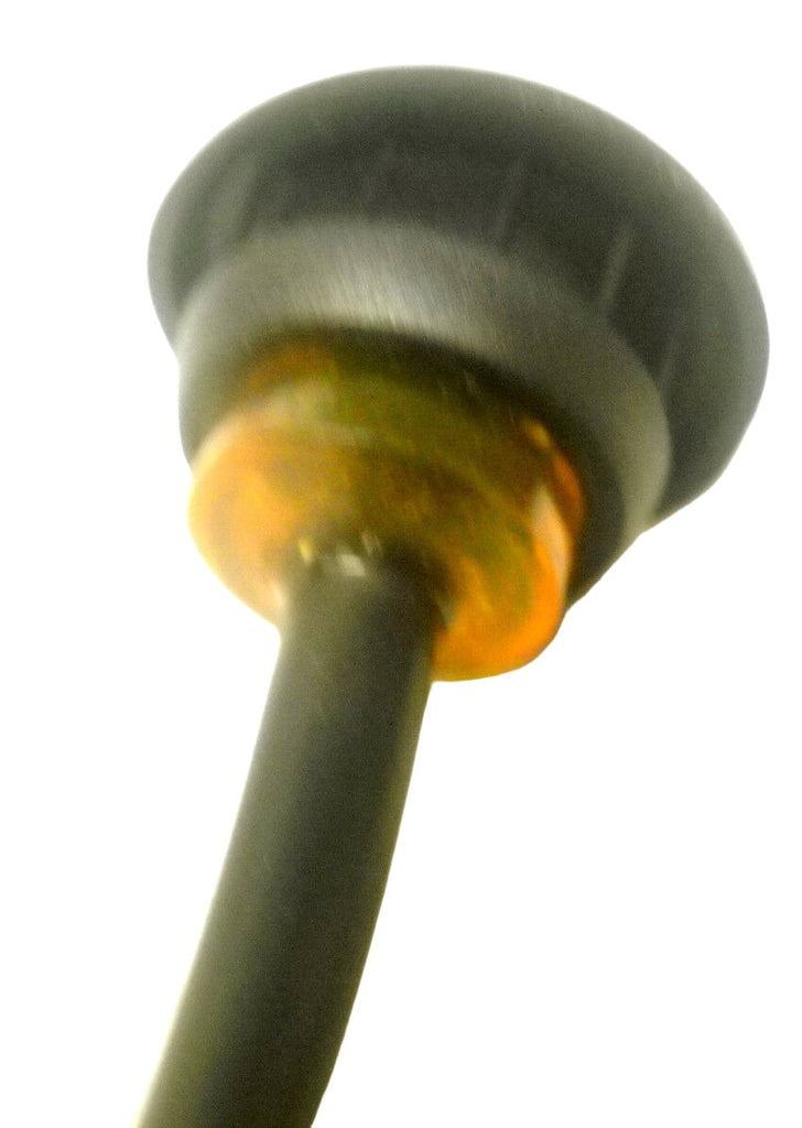 3/4" Amber Mini Hot Spot Bullet 1 LED Clearance Marker Trailer Truck Light (J-54-A)