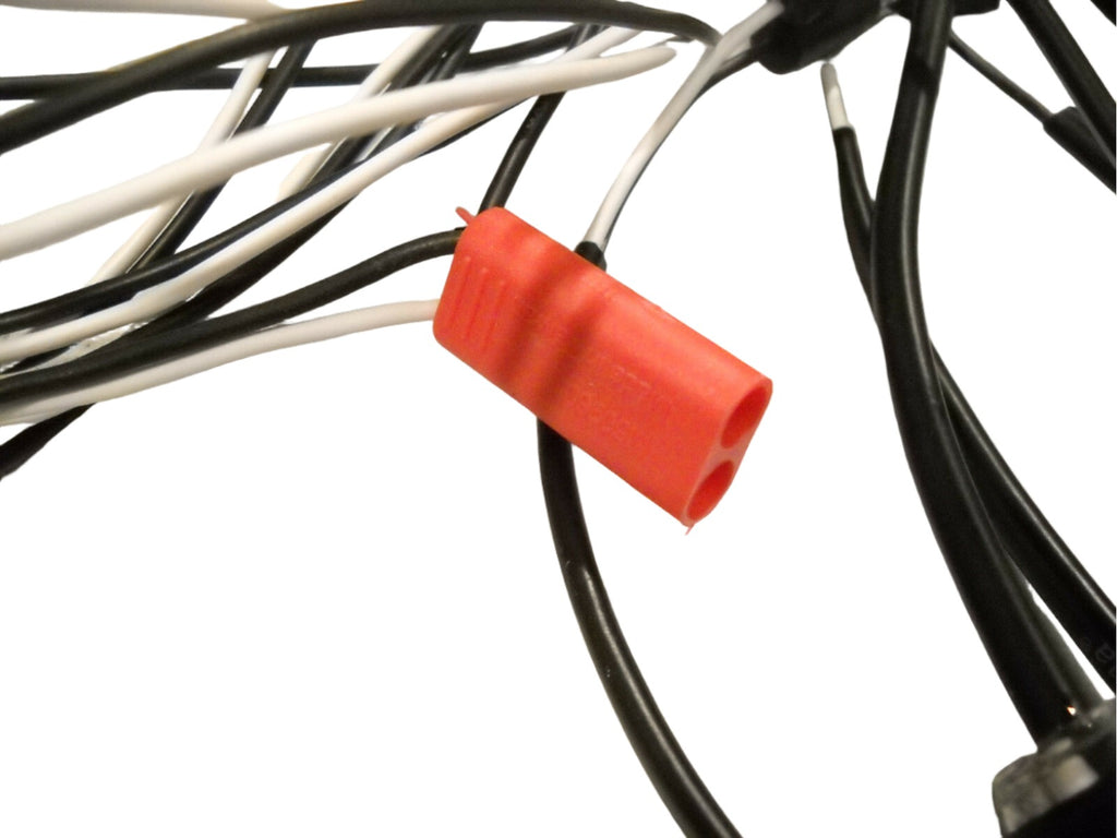 15 x 3/4 Maxxima Amber Clear LED Clearance Marker Light Trailer w/ Wire Harness (M09300YCL-15-KIT)