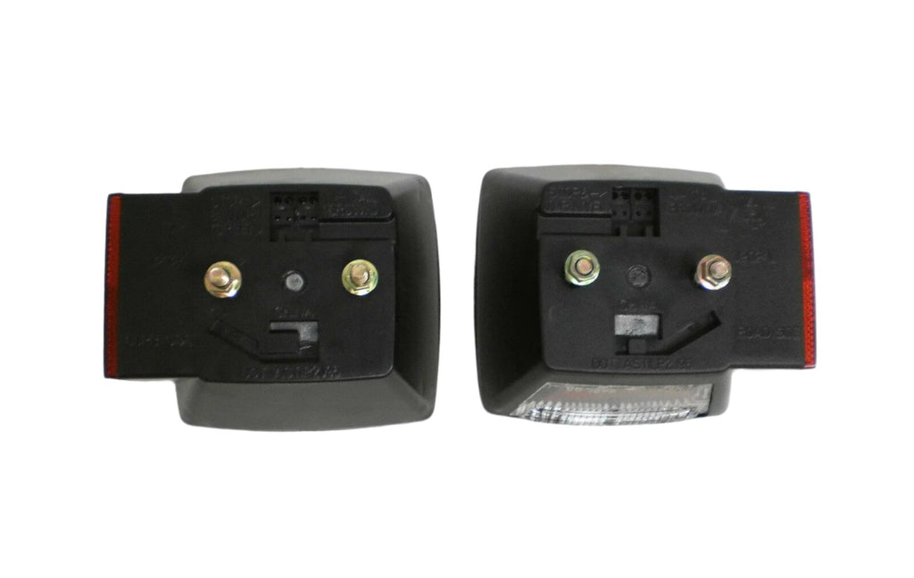 PAIR Boat Trailer LED Box Red Brake Stop Turn Tail Camper Female Plugin Under 80 (J-20245-PAIR)