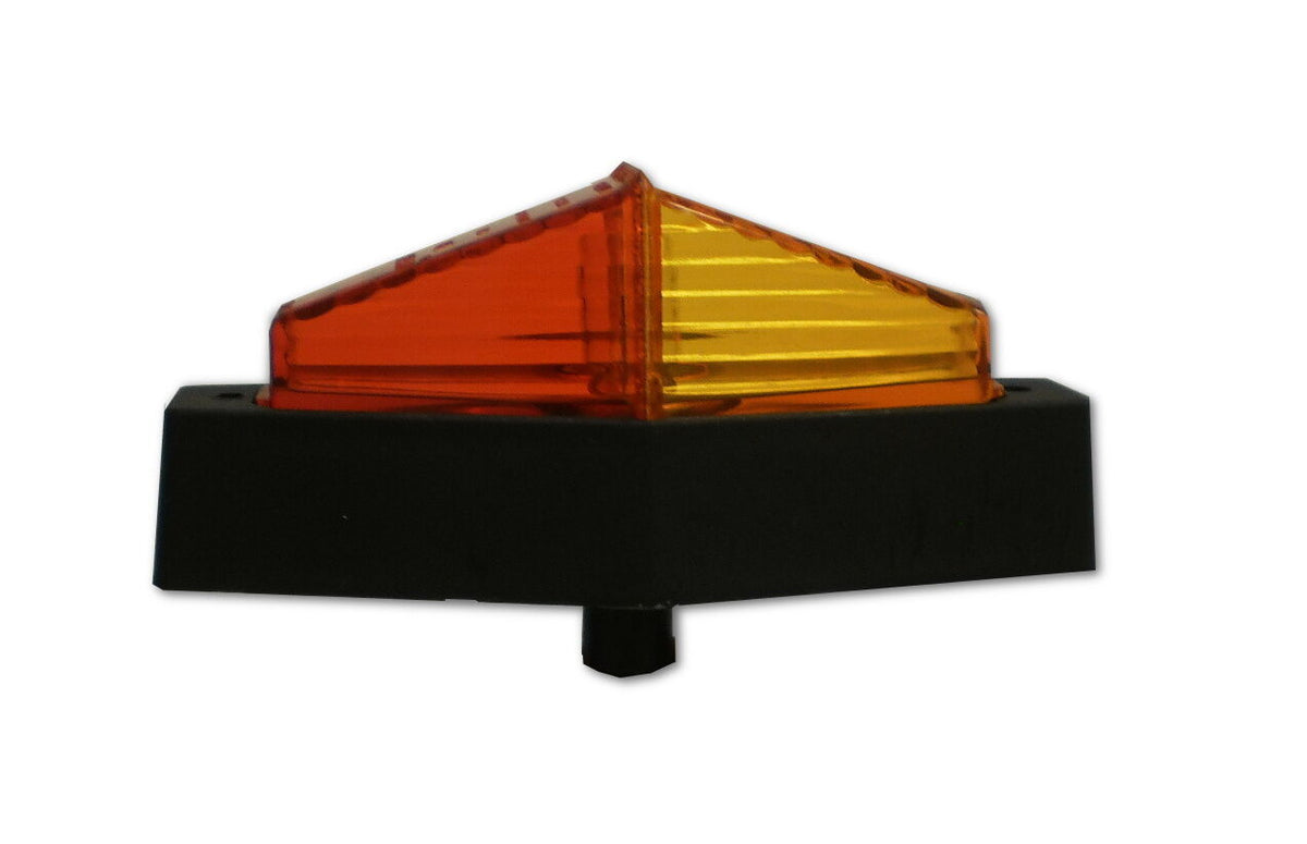 One Diamond Fender Light Red Amber with Bracket Trailer Camper RV Bargman 40 PBD (DFL-A/R + TS236DFM)