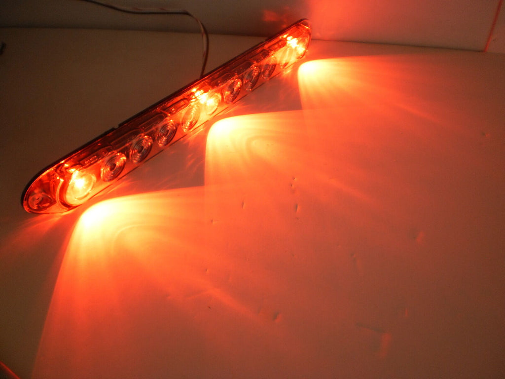 15" Innovative Slimline 3 LED Red Clear ID Light Bar Trailer Truck RV 80 USA  (251-4500-1)