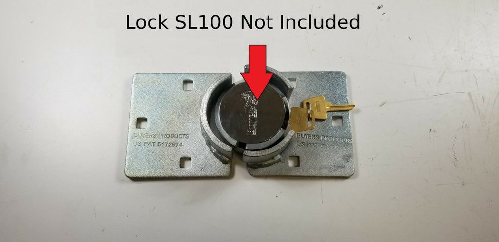 Zinc Plated Locking Bracket for Cambar Lock Hasp, Truck Van Doors Lock (SLH100)