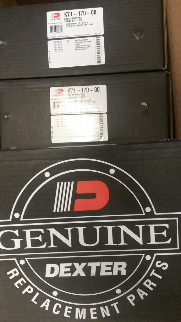 Brake Shoe Set- Right Side- Dexter 12K-15K Hydraulic 12.25" x 5" Trailer 9-28 Drum (K71-170-00)