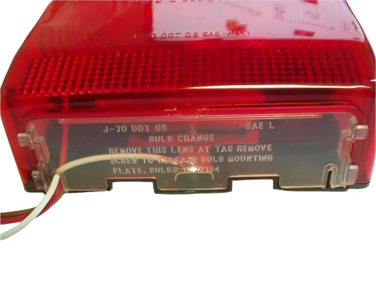 Pair Trailer Stop Turn Tail Lights – Jammy J-70 & J-70-L Box Style – Red Left & Right Set (J-70+J-70-L)