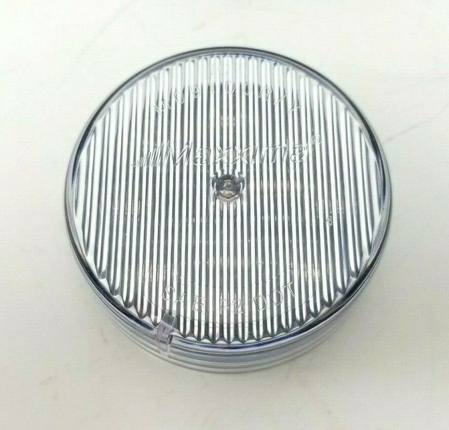 Maxxima 2" Red Clear LED Marker Clearance Light Kit w/Plug & Grommet Trailer RV (M09100RCL-KIT)