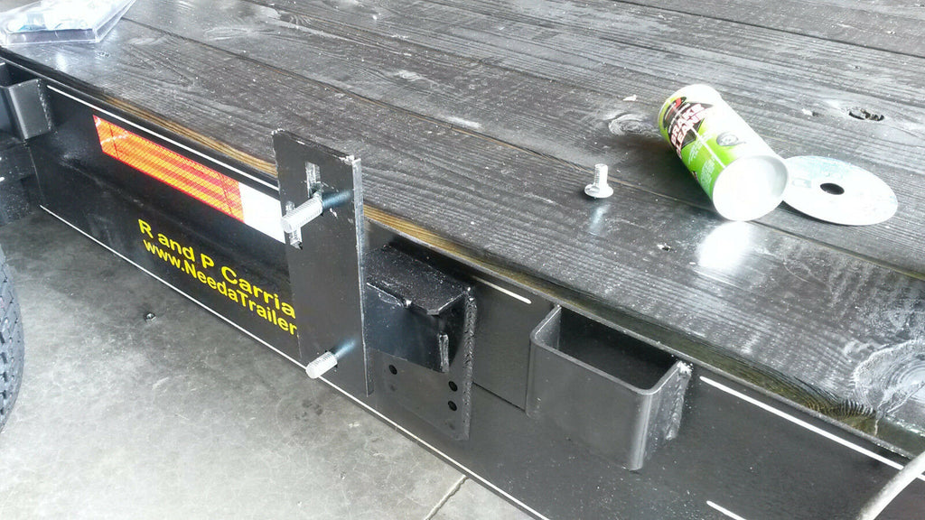 Universal Trailer Spare Tire Mount fits ALL 4 5 6 8 Lug Stud Wheels Carrier RV (STC-RP-K)