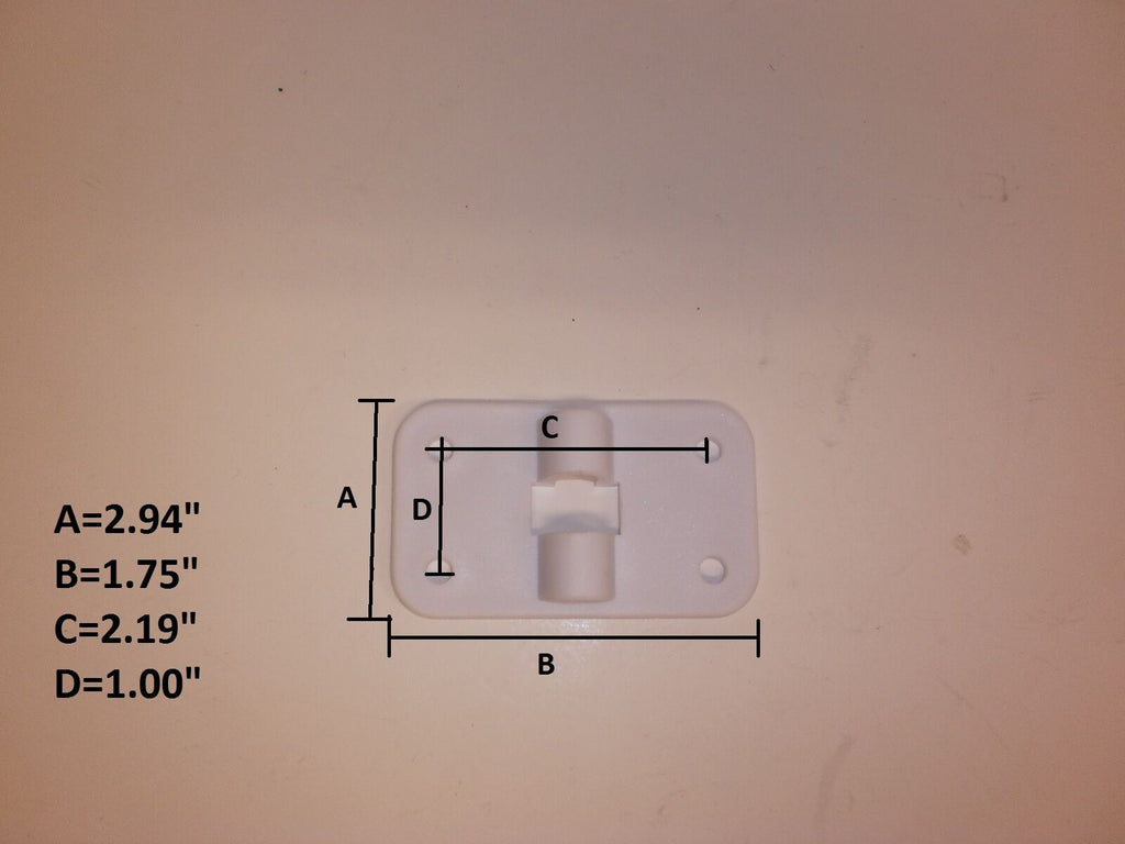 White 90 Degree Angle Door Hold Back Hook Keeper Stop Stopper Trailer Camper RV  (MD490W)