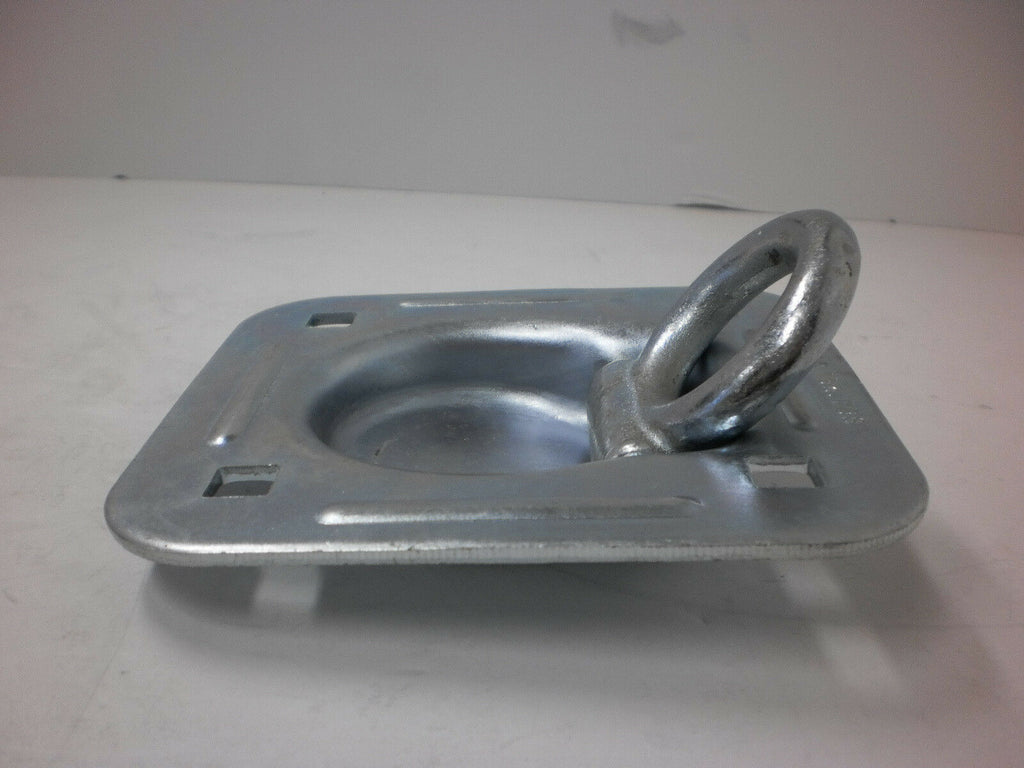 1/2" Thick Recessed 5000# D Ring Zinc Plated 4 Bolt Car Trailer Truck (RR05)