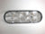 TWO Maxxima 6" Oval Red Clear LED Stop Turn Tail Light Truck Trailer RV  (M63322RCL-KIT-LOT2)