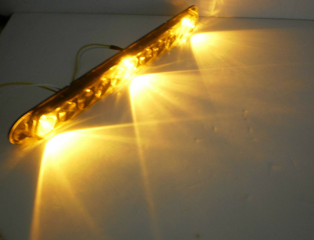15" Slimline 3 LED Amber Lens ID Light Bar Trailer Truck RV 80 RV  (251-1100-1)