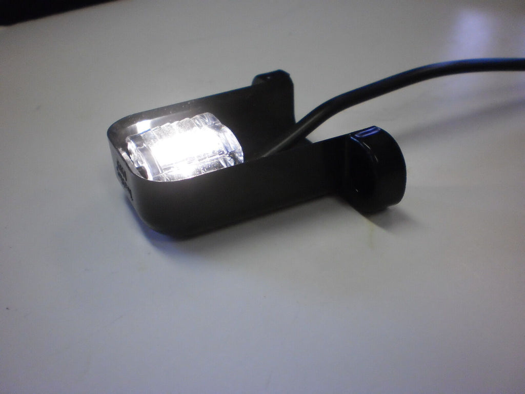 TecNiq LED License Plate Lamp Step Light Black Camper Trailer Map USA (L10-WB00-1)