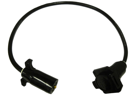 7 Way 3 Foot Trailer Extension Cord Camper RV Truck (EXT-7WAY-3FT)