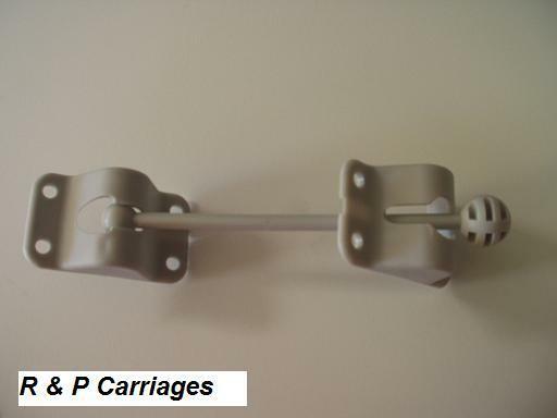 Trailer Cargo Door Hold Back Catch Camper 6" grey (DHB-6G)