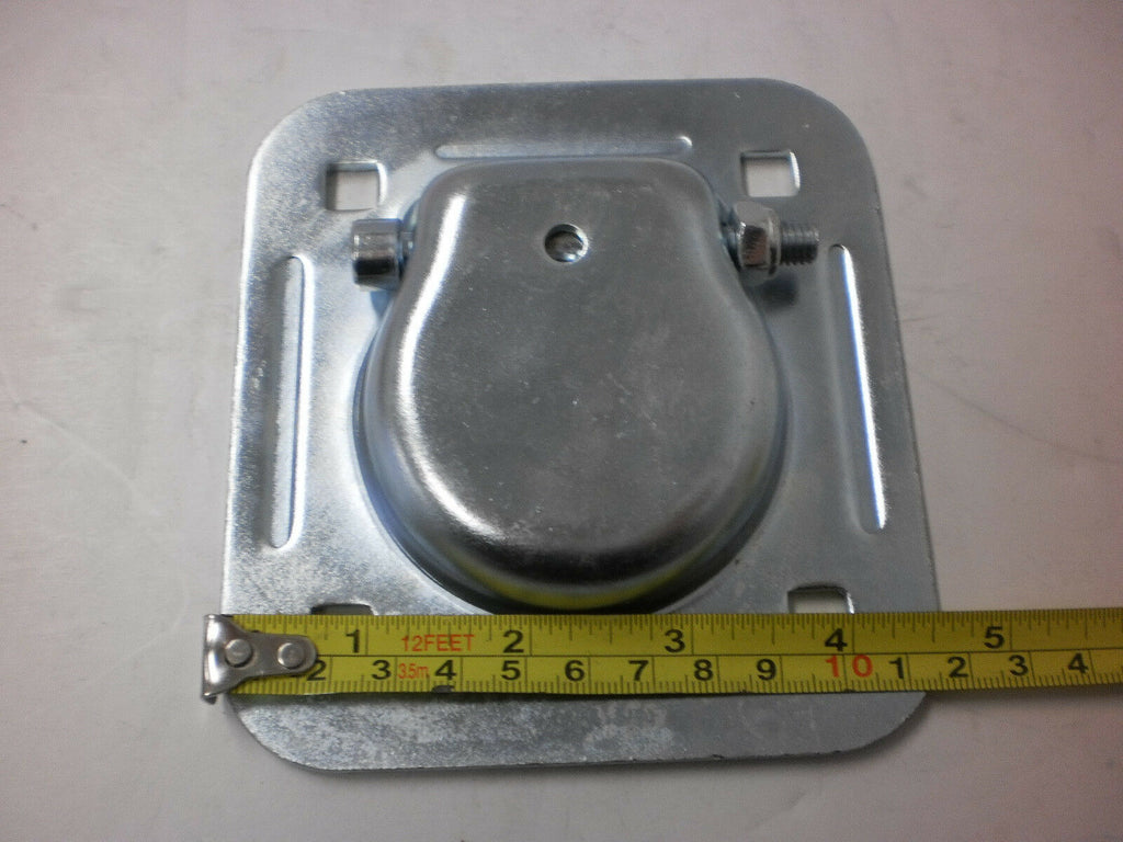 1/2" Thick Recessed 5000# D Ring Zinc Plated 4 Bolt Car Trailer Truck (RR05)