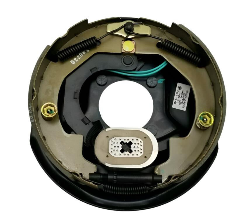 Left Side 10" x 2.25" Trailer Electric Brake Backing Plate 3500 Axle  Shoe Axel (10RVEBLH)