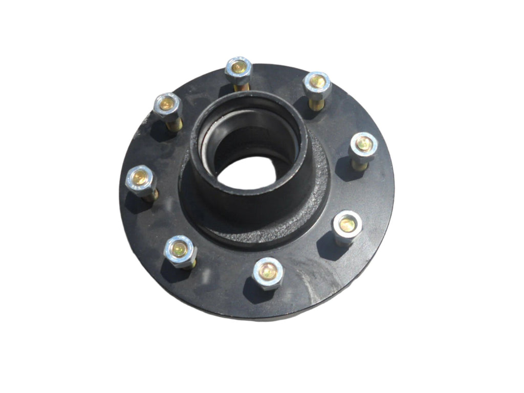 Pair 8x6.5 Idler Hubs with 7000# Bearing Kits Replace Trailer Idler Axle  (82865-KITX2)