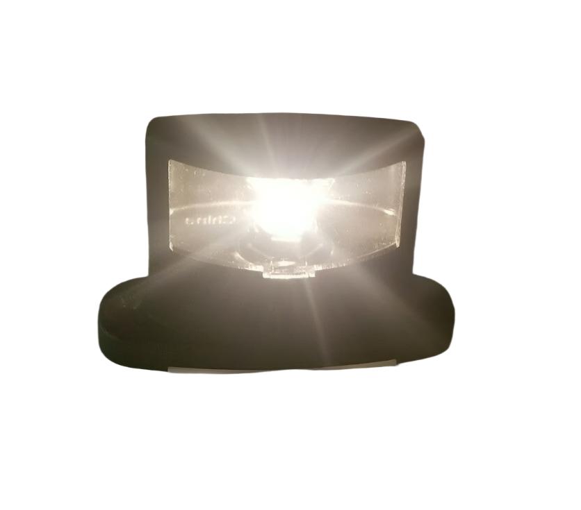 Black Incandescent License Plate Light RV Trailer Camper (J-88)
