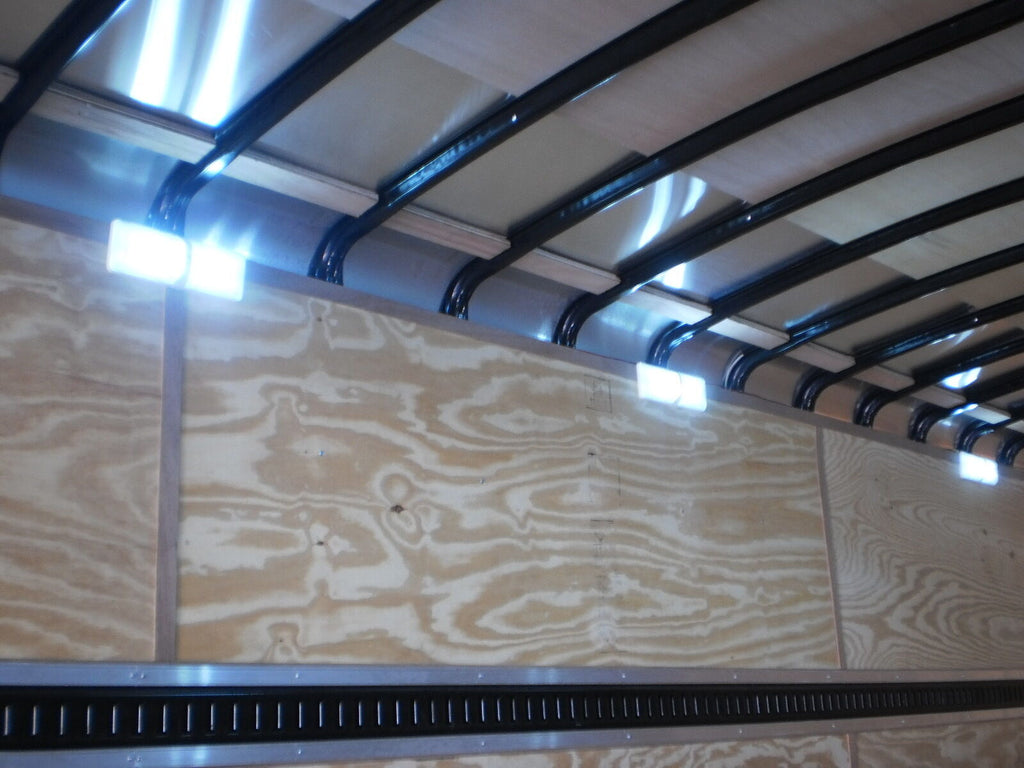 Lot of SIX (6) Double LED Cargo Trailer RV Camper Dome Interior Light W Switch (J-925X6)