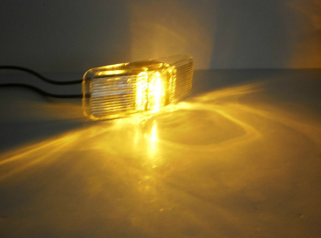 Tecniq Amber/Clear LED Clearance Side Marker Light 1x4 Camper/Trailer USA (S19-AC00-1-KIT)