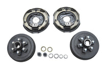 Add Brakes Trailer Axle Rebuild Kit 6 x 5.5 Lug Electric Brake Backing 5200 6000 (92655-B-IMP)