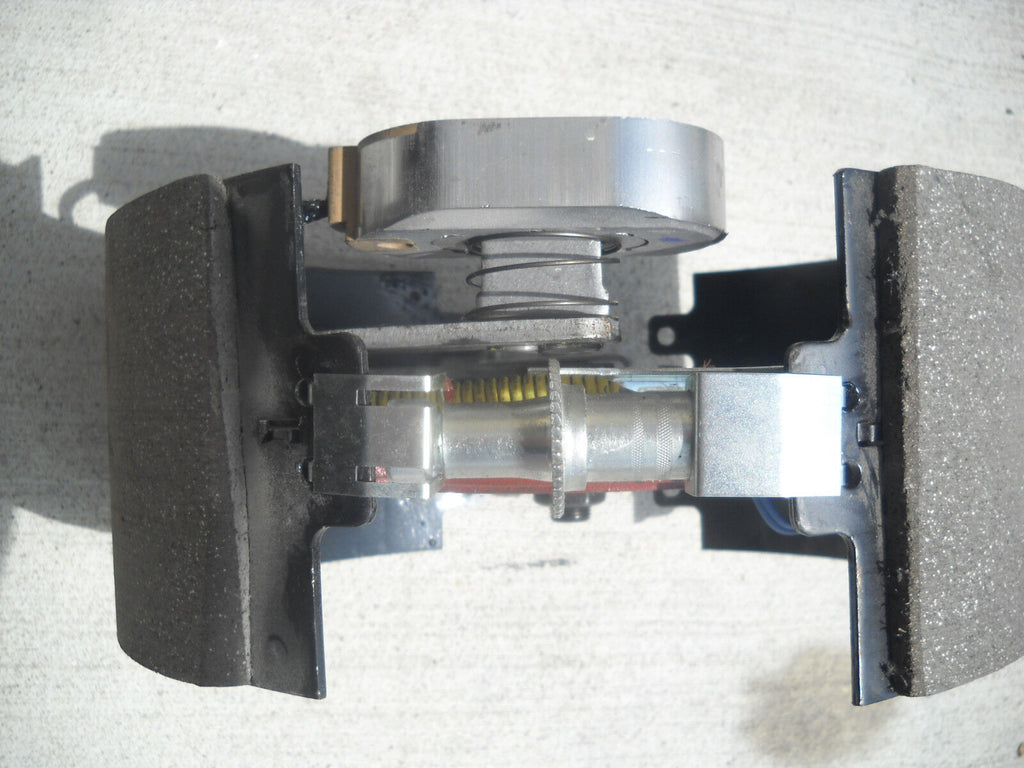 12.25" x 5" Brake Backing Plate SelfAdjust Electric Trailer Left Side 15000 Cap (023-446-00)