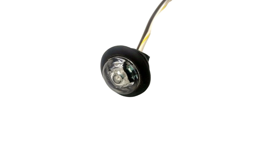 3/4" Amber Clear LED Clearance Marker Light Truck Trailer PC Rated Sidemarker (219-1500-1)