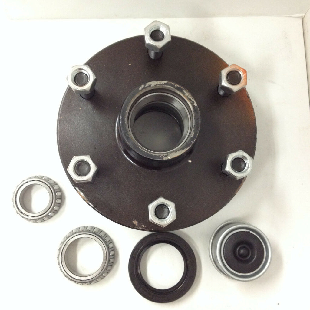 TWO (2) Idler Hub 6 x 5.5 Lug Bolt Pattern 3500lb Axle Trailer Dexter ALKO Axel (84655-1-KIT-LOTOF2)