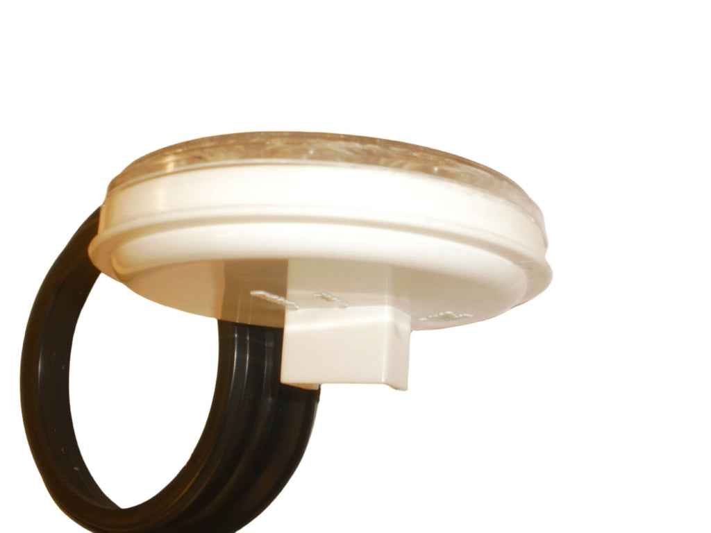 4" Round White LED Back Up Tail Marker Light DOT solar Reverse (J-4412-CK)