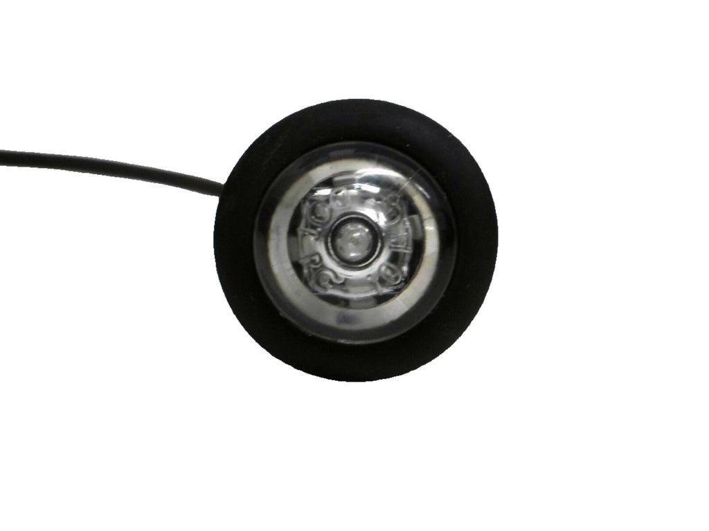 3/4" Red Clear Innovative Grommet Clearance Marker Bullet LED Light Trailer  (219-4500-1)