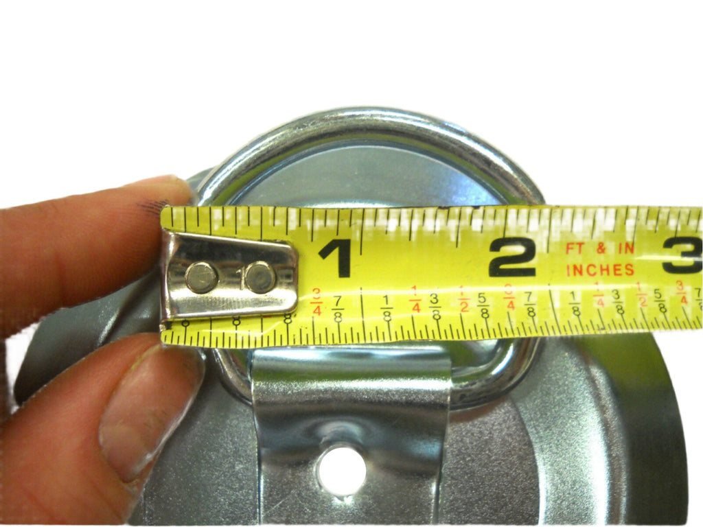 4" Round Surface Mount D Ring Loop Rope Chain Tie Down Trailer 800# Rated (RR08)