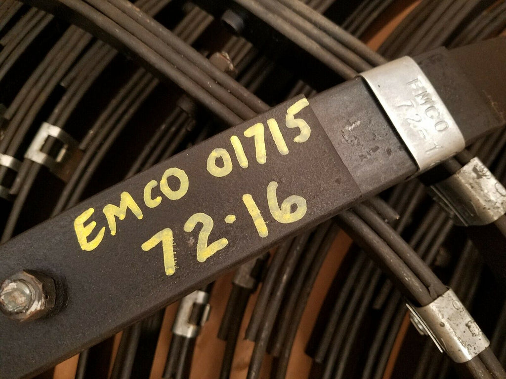 2X New 20" Trailer Leaf Spring 700# (1400# axle) Camper 3 Leaf UNA-168 72-16  (DE-7216-2X)