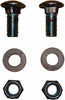 Lock N Load Deluxe Motorcycle Wheel Chock BK100 Black/Orange One Size Fits All (BK-100)