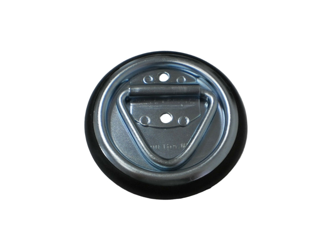 4" Round Surface Mount D Ring Tie Downs Trailer ATV 800# Rated with Bezel (RR02)