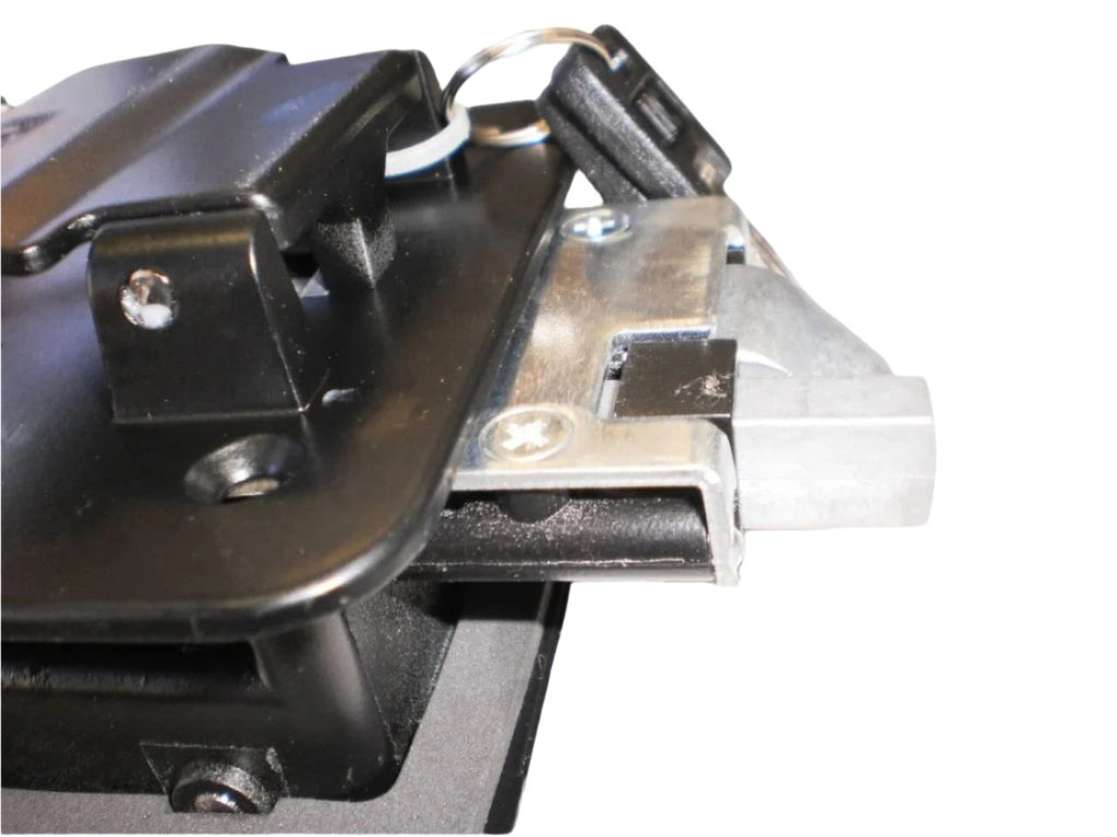 Replacement Travel Trailer RV Camper Door Paddle Latch Handle Flush Lock Black fits Fastec  (TTL-43610-2006)