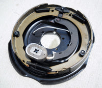 Two Pair (4) 12"x 2" Electric Trailer Axle Backing Plates Complete Brakes Left & Rt RV  (12RVEB-2P)
