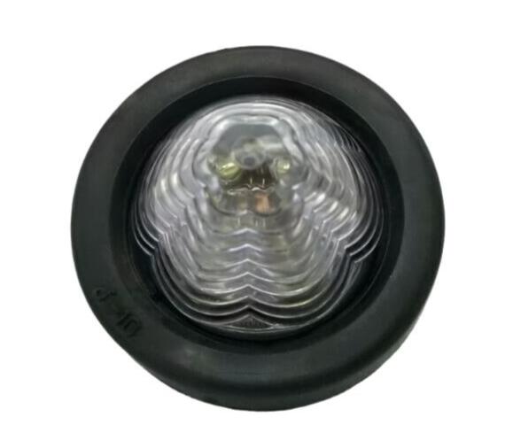 Maxxima 2" Beehive Red Clear LED Clearance/Marker Grommet Mounted Truck Trailer  (M34600RCL-KIT)