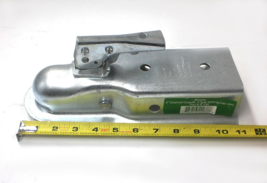 3" Tongue Bolt On Trailer Hitch Coupler 2" ball 3500 Rated Class 3  (K230)