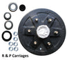 10"x 2.2" Trailer Axle brake hub drum 3500# Axel 6 x 5.5" Fits ALKO Dexter kit (94655-1-KIT)