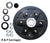 10"x 2.2" Trailer Axle brake hub drum 3500# Axel 6 x 5.5" Fits ALKO Dexter kit (94655-1-KIT)