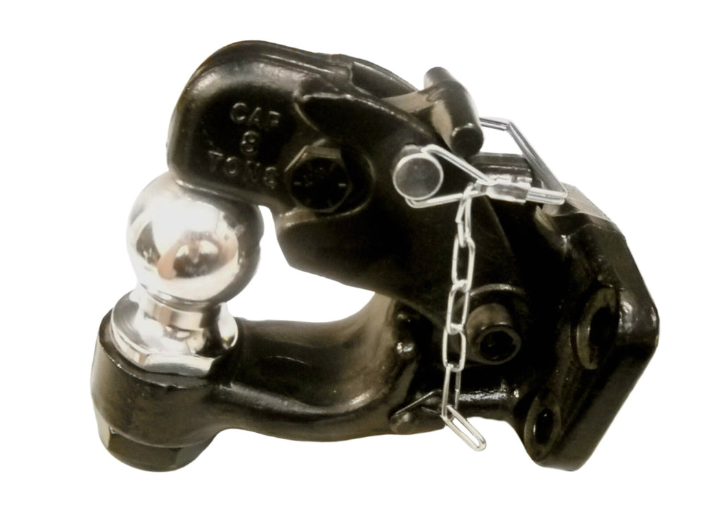2" Pintle Combination 10,000# Chrome Ball 16,000# Capacity Solid Steel Trailer (PC82)