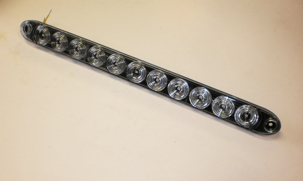 15" Amber Clear Dual Function Turn Marker Light LED Trailer TecNiq USA (T10-AC00-1)