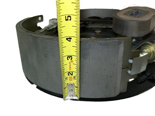 Pair of Rockwell Quality 12-1/4 x 3-1/2 Electric Brake 5 Hole Backing Plate 10K (4738-P)