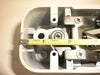 White Locking Cargo Trailer Cambar Door Auto Latching Vise Lock Cam Bar Handle (CBL-W-KIT)